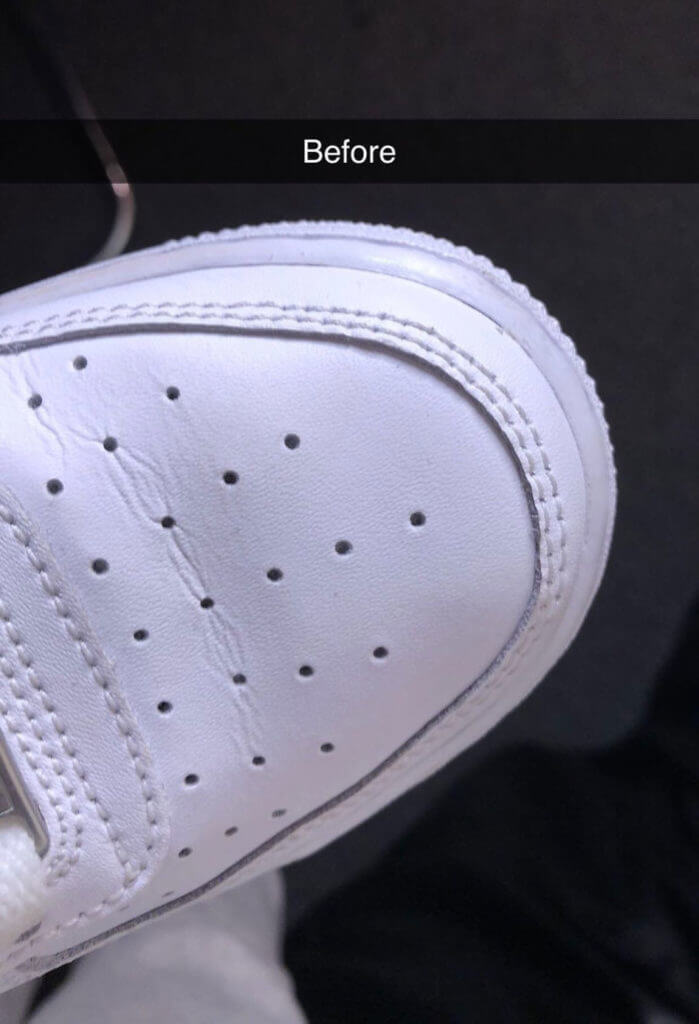 can you fix shoe creases