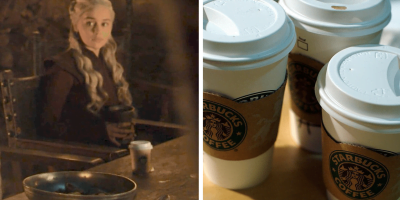 Game Of Thrones: Accident or rushing towards the ending? What caused a Starbucks-like cup to end up in the middle of the scene? Game Of Thrones: Accident or rushing towards the ending? What caused a Starbucks-like cup to end up in the middle of the scene?