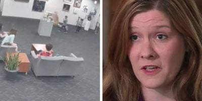 A child breaks a sculpture that costs $132,000, leaving his mother in shock. A child breaks a sculpture that costs $132,000, leaving his mother in shock.