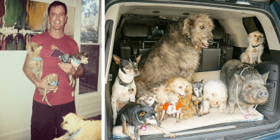 Man adopts every least adoptable pet after his dog dies. Man adopts every least adoptable pet after his dog dies.