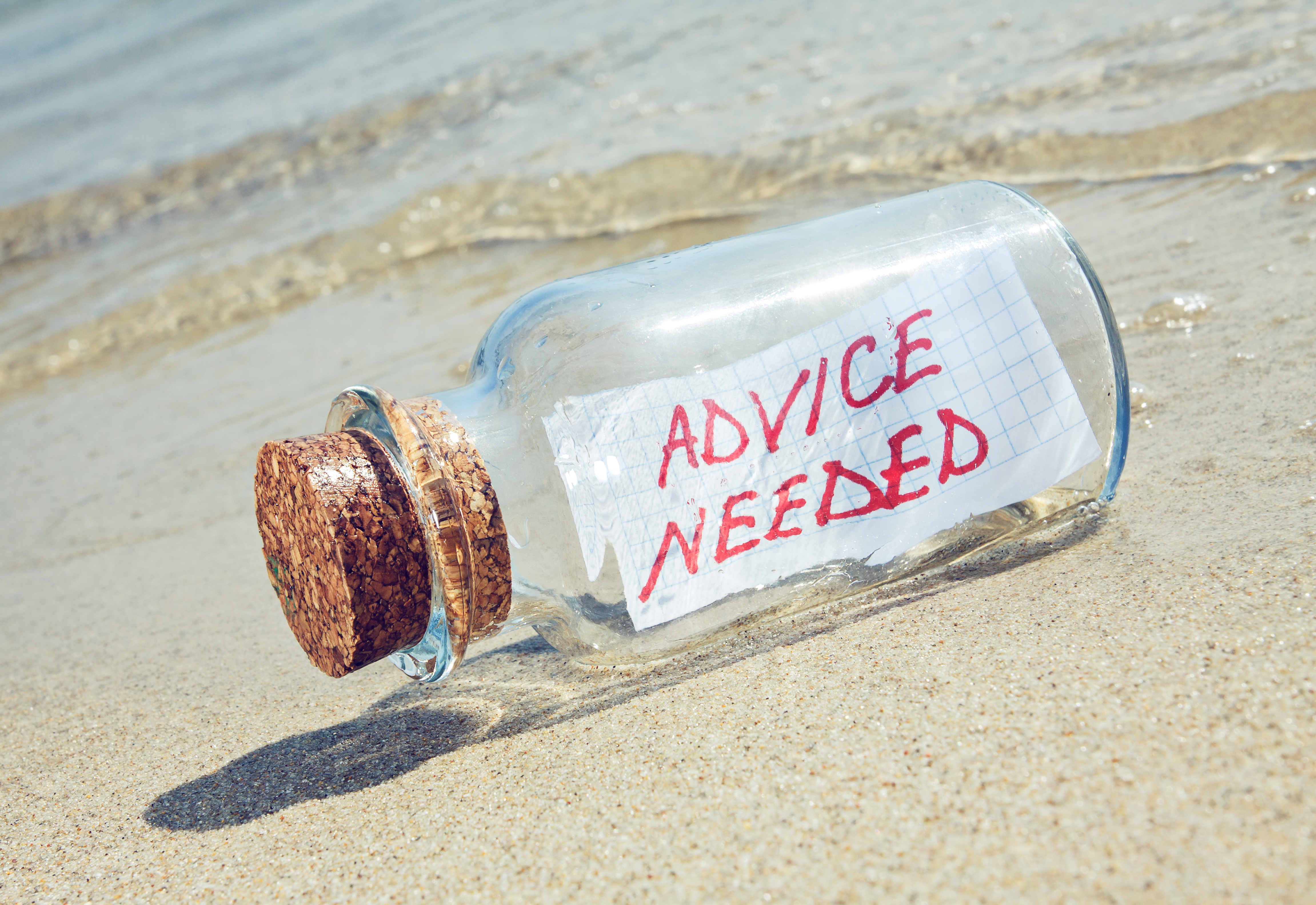 A message in a bottle | Source: Shutterstock