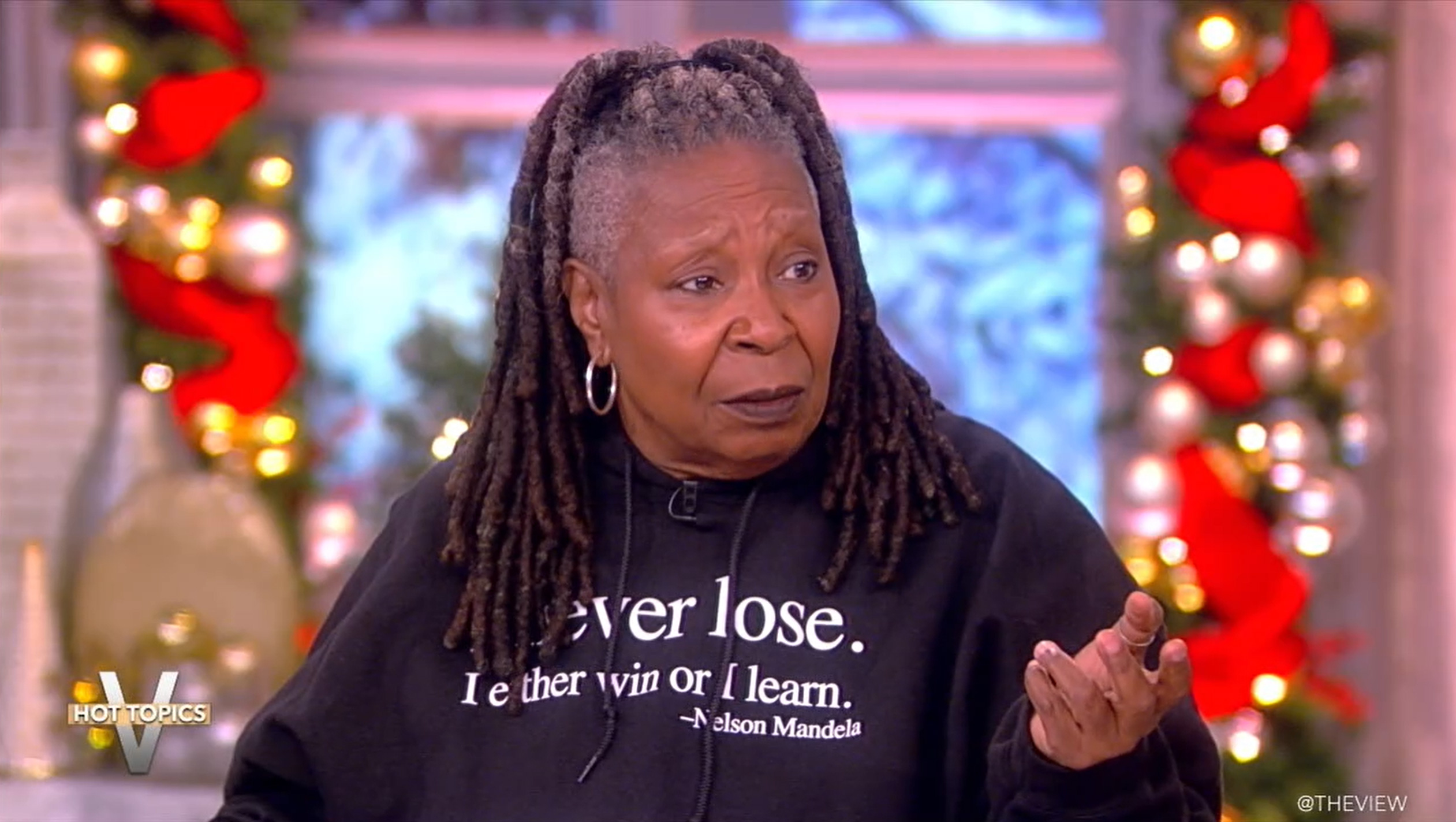 Whoopi Goldberg furious over interruption and brutally blasts 'I see you  and I don't care' at View producer live on air | The US Sun