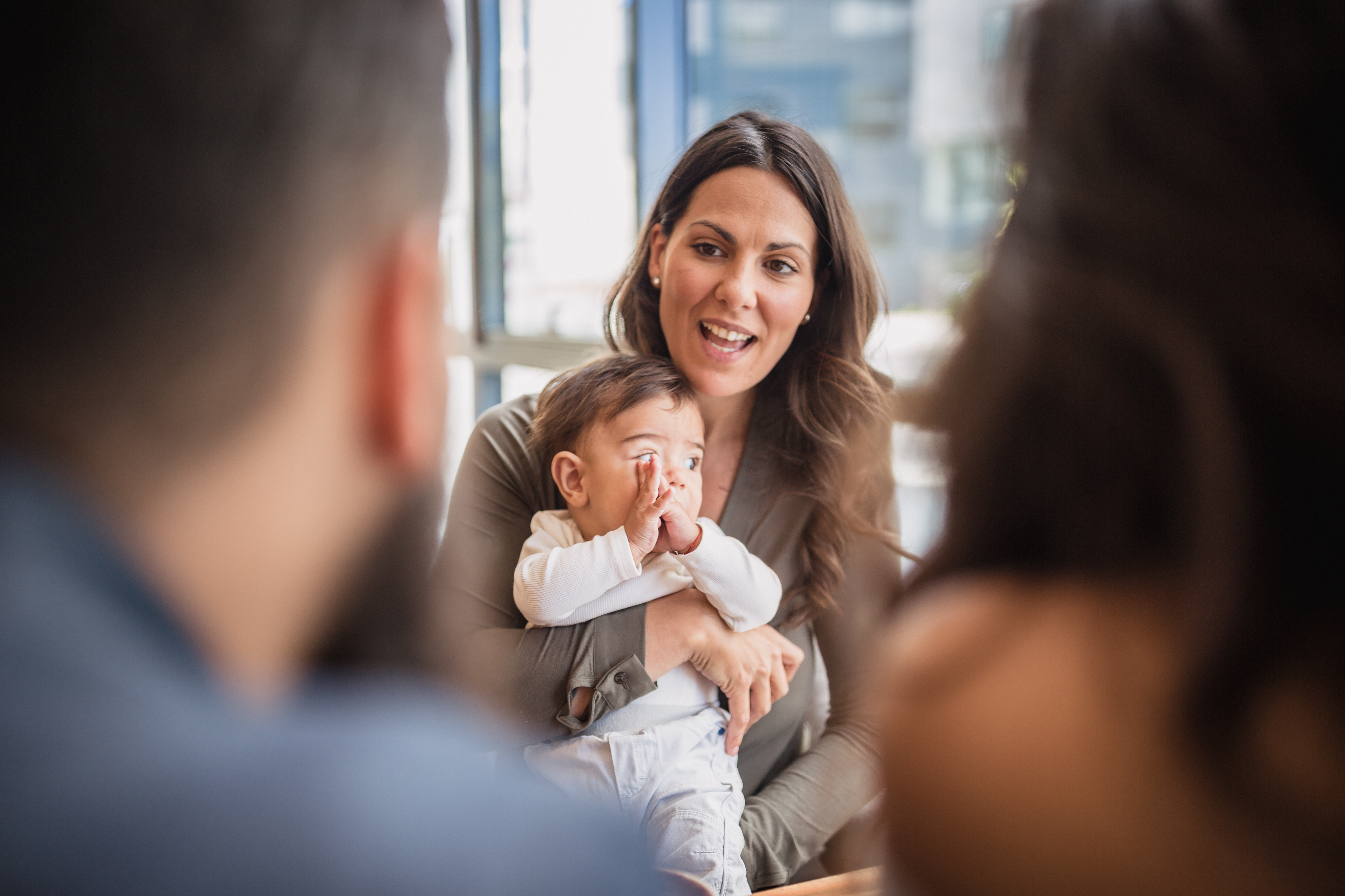 A couple meeting mother and baby | Source: Getty Images