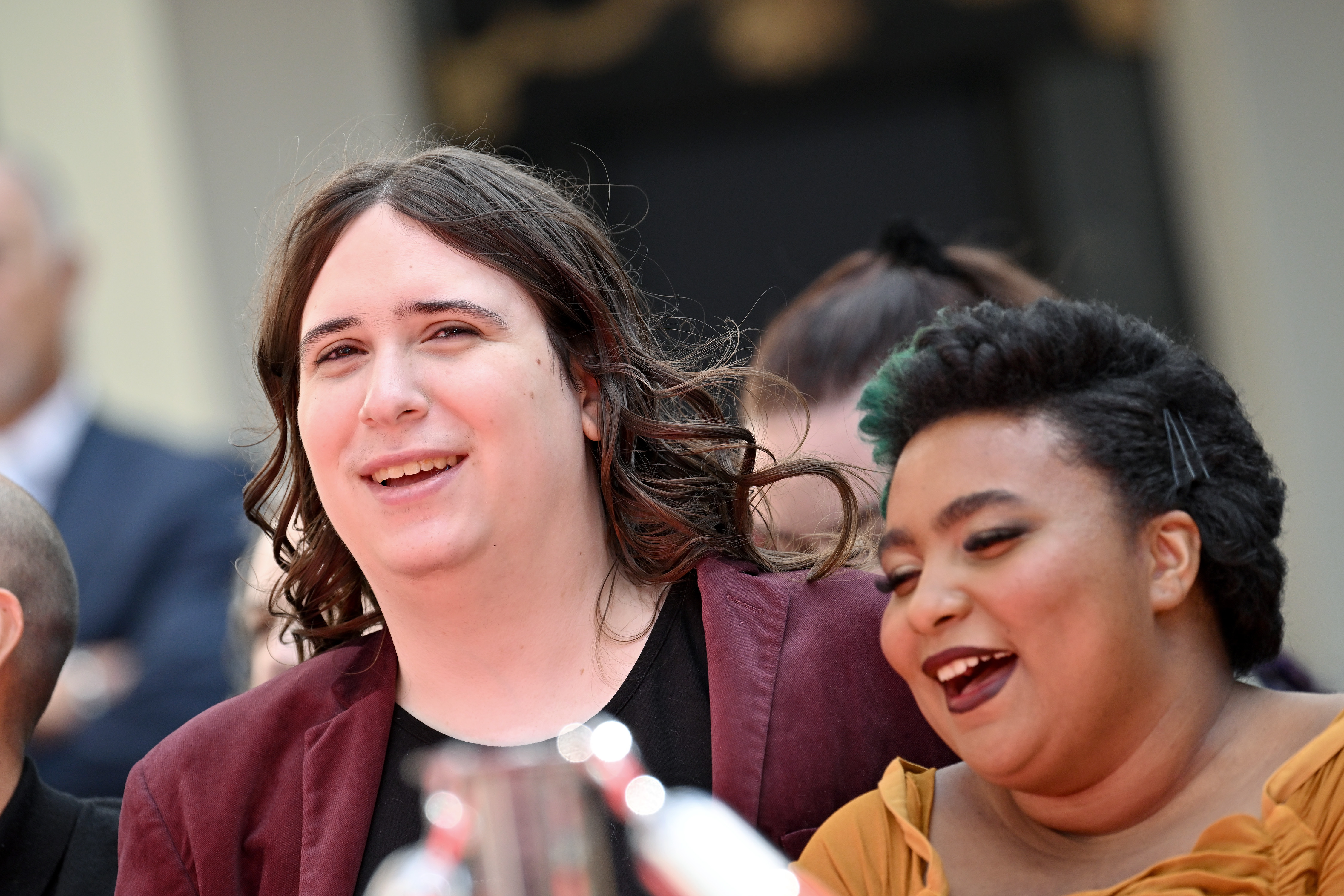 Ruby Guest and her wife Kynthia attend the Jamie Lee Curtis Hand and Footprint Ceremony at TCL Chinese Theatre on October 12, 2022, in Hollywood, California | Source: Getty Images.