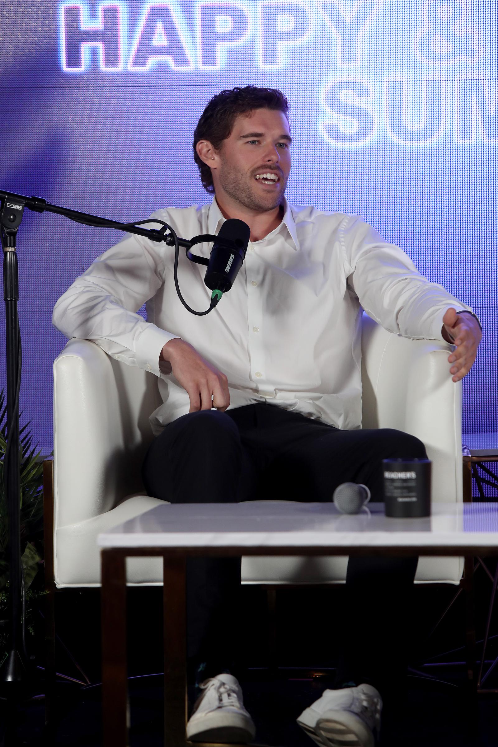 Christopher Schwarzenegger showing off his weight loss | Source: Getty Images